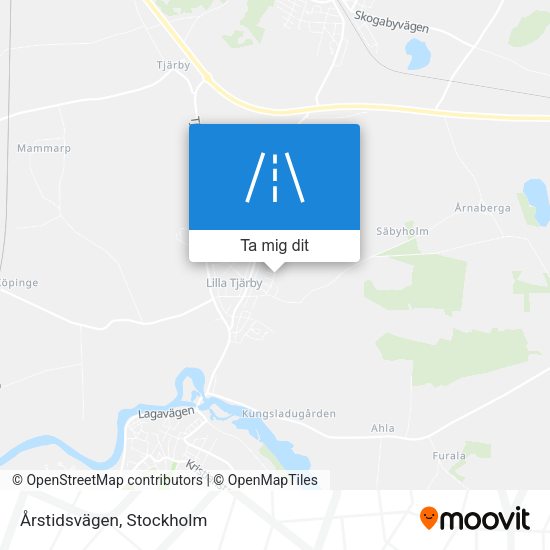 Årstidsvägen karta