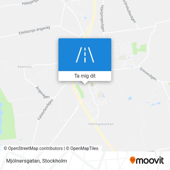 Mjölnersgatan karta