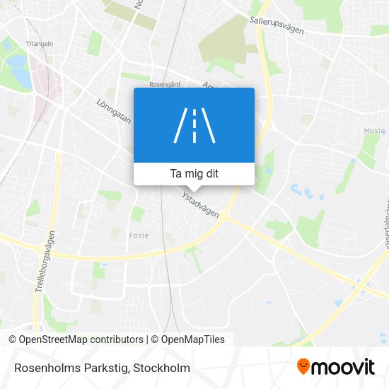 Rosenholms Parkstig karta
