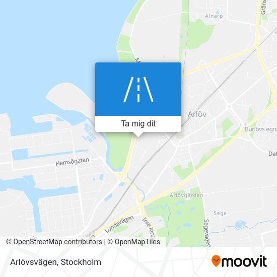 Arlövsvägen karta