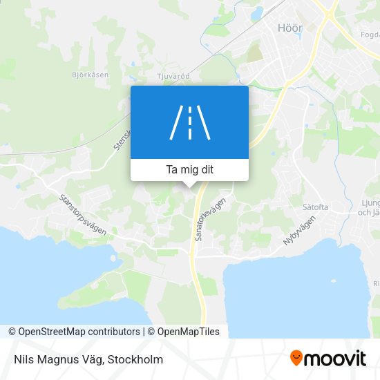 Nils Magnus Väg karta