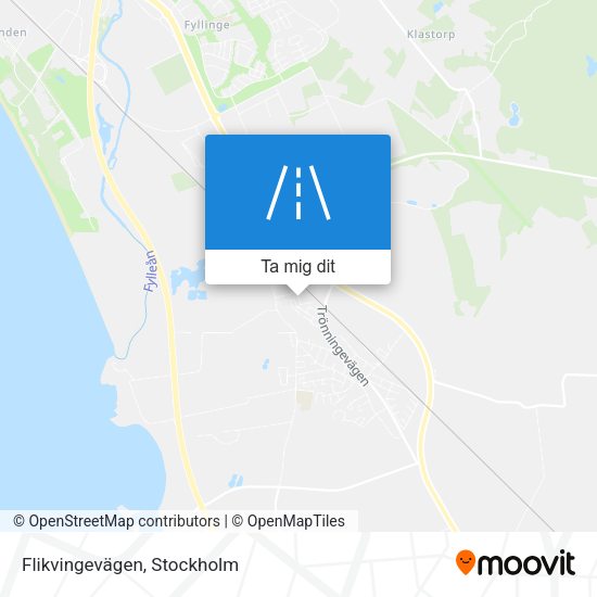 Flikvingevägen karta