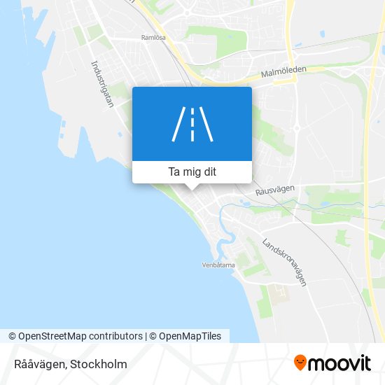 Rååvägen karta