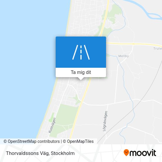 Thorvaldssons Väg karta