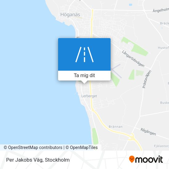 Per Jakobs Väg karta