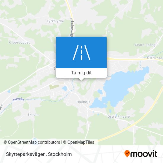Skytteparksvägen karta