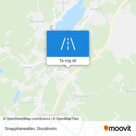 Snapphaneallén karta
