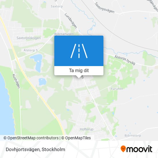 Dovhjortsvägen karta