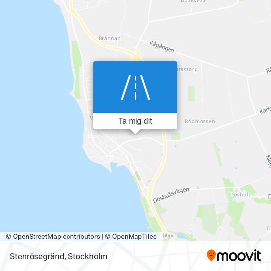 Stenrösegränd karta