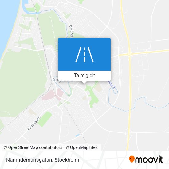 Nämndemansgatan karta