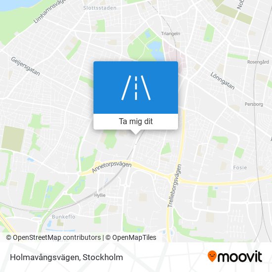 Holmavångsvägen karta