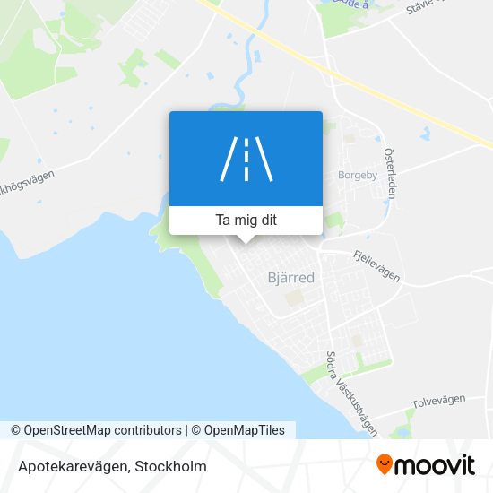 Apotekarevägen karta