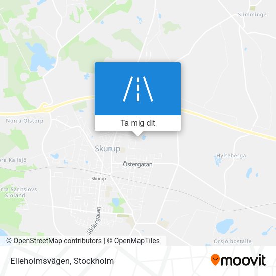 Elleholmsvägen karta