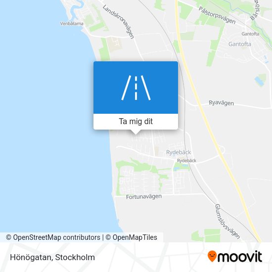 Hönögatan karta