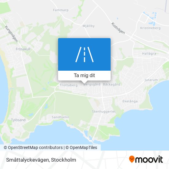 Småttalyckevägen karta