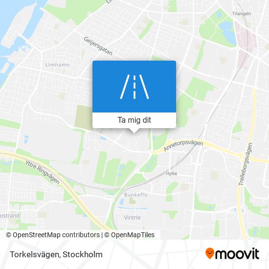 Torkelsvägen karta