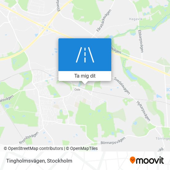 Tingholmsvägen karta
