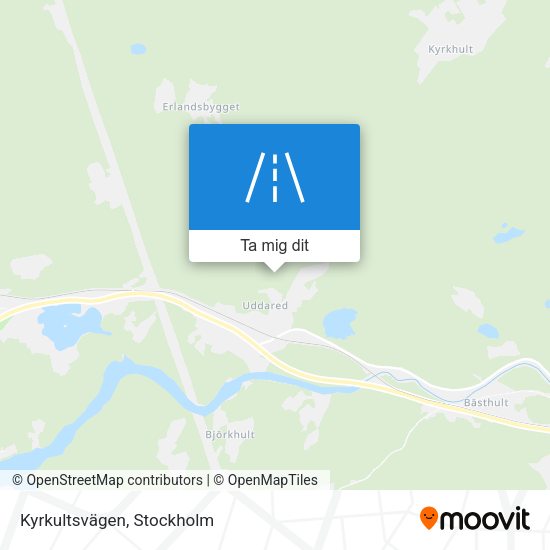Kyrkultsvägen karta
