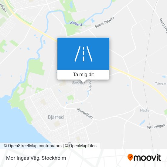 Mor Ingas Väg karta