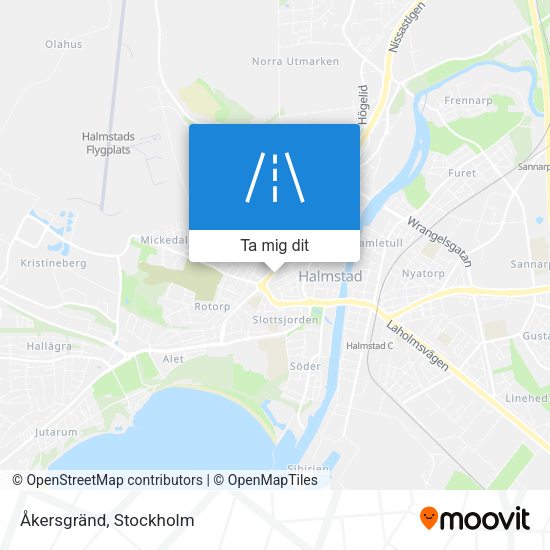 Åkersgränd karta