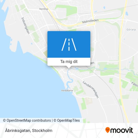 Åbrinksgatan karta