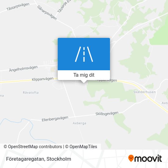 Företagaregatan karta