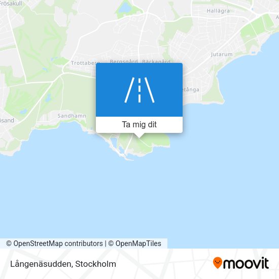 Långenäsudden karta