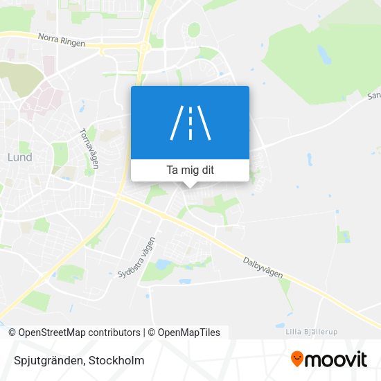 Spjutgränden karta