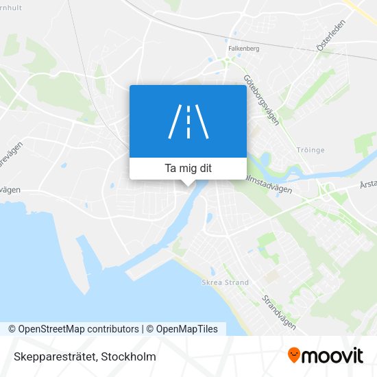 Skepparesträtet karta