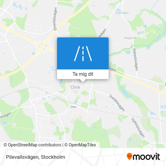 Pilevallsvägen karta