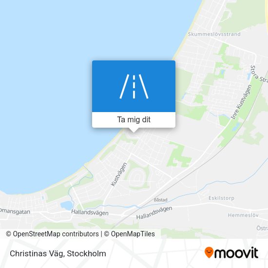 Christinas Väg karta