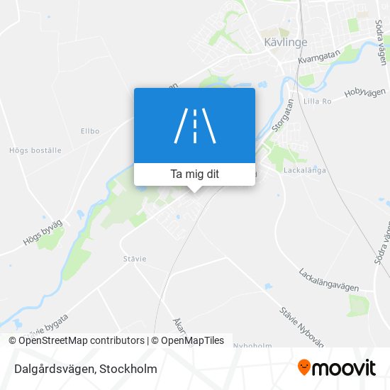 Dalgårdsvägen karta