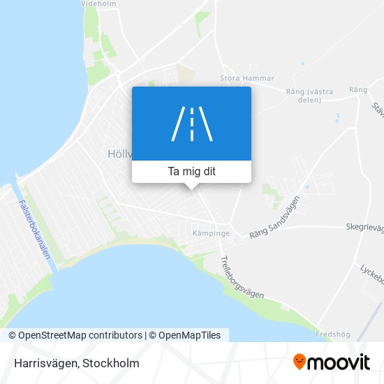 Harrisvägen karta