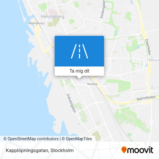 Kapplöpningsgatan karta