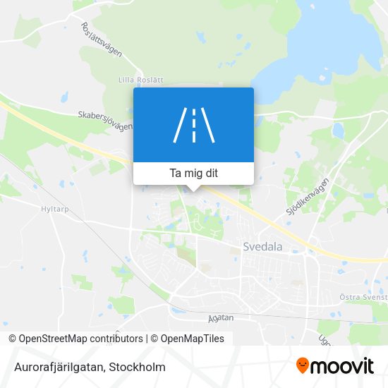 Aurorafjärilgatan karta