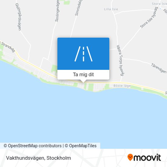 Vakthundsvägen karta