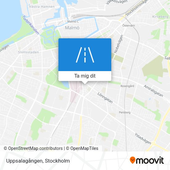 Uppsalagången karta
