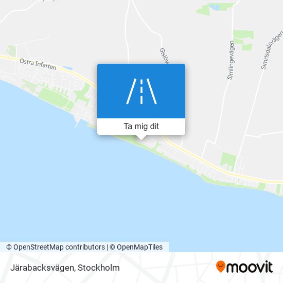 Järabacksvägen karta