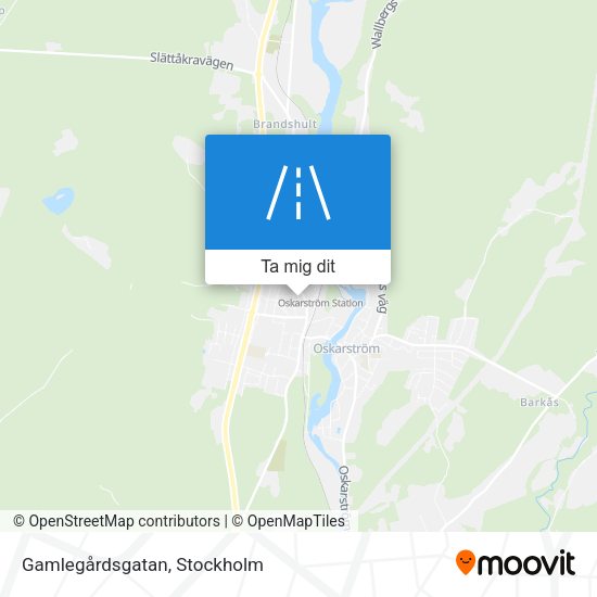 Gamlegårdsgatan karta