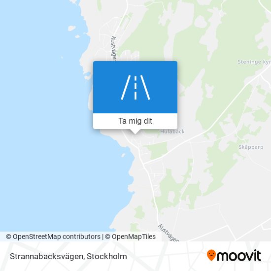 Strannabacksvägen karta