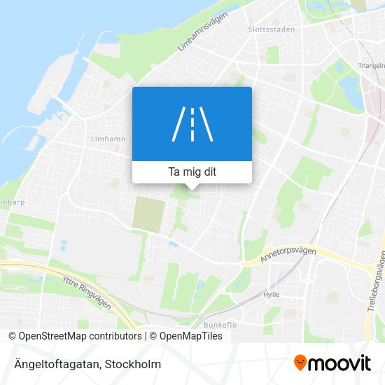 Ängeltoftagatan karta