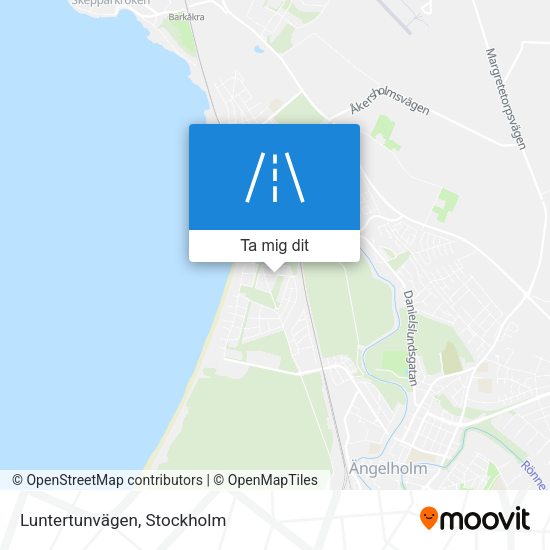 Luntertunvägen karta