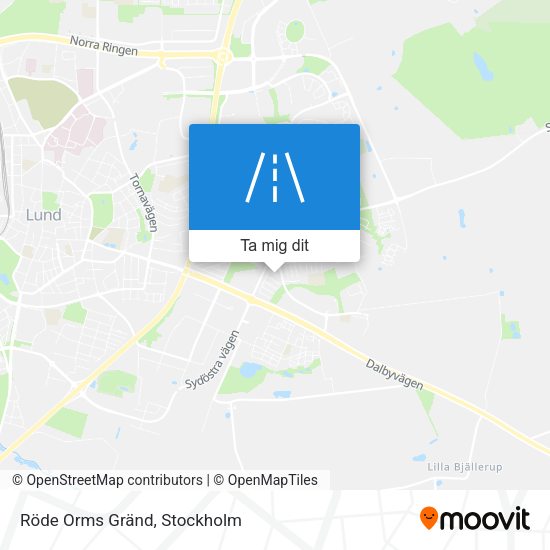 Röde Orms Gränd karta