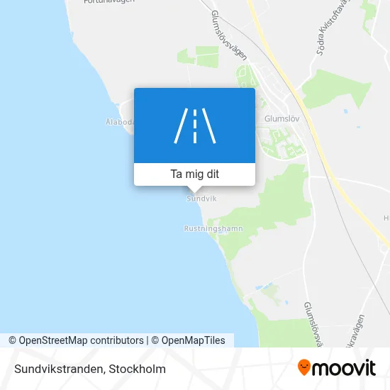 Sundvikstranden karta