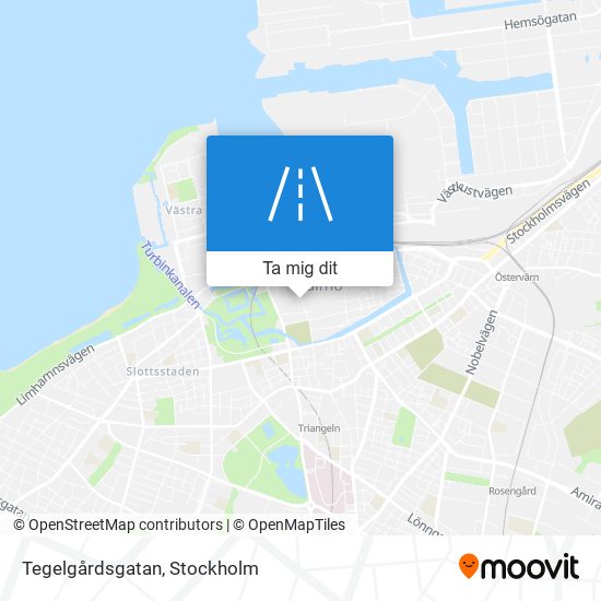 Tegelgårdsgatan karta