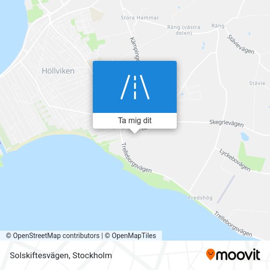 Solskiftesvägen karta