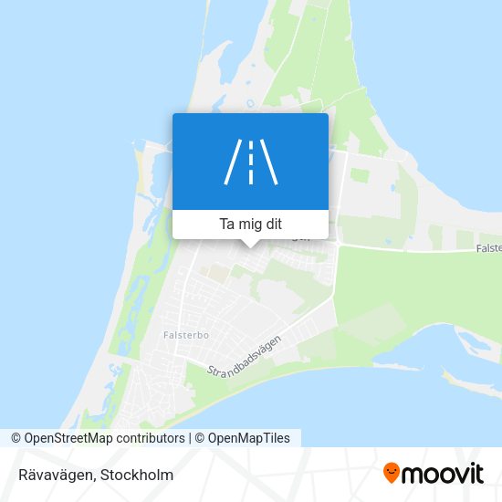 Rävavägen karta