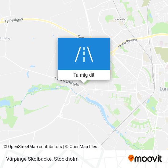 Värpinge Skolbacke karta