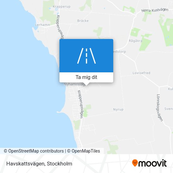 Havskattsvägen karta