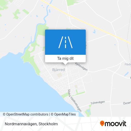 Nordmannavägen karta